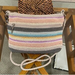 The Sak Multicolored Knit Woven Crossbody